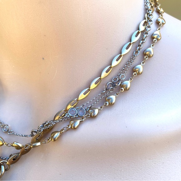 Vintage Juicy Couture 3 strings Chains necklace with Pendant - Picture 5 of 17